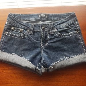 Karma blue jean shorts